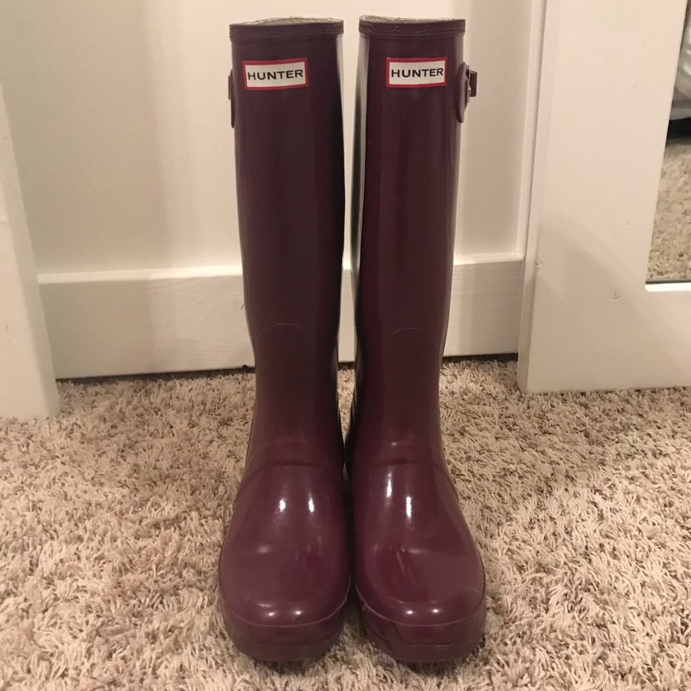 Hunter rain boots